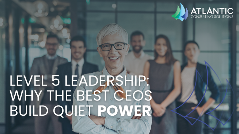 Level 5 leadership - CEO stepping back while team takes the lead